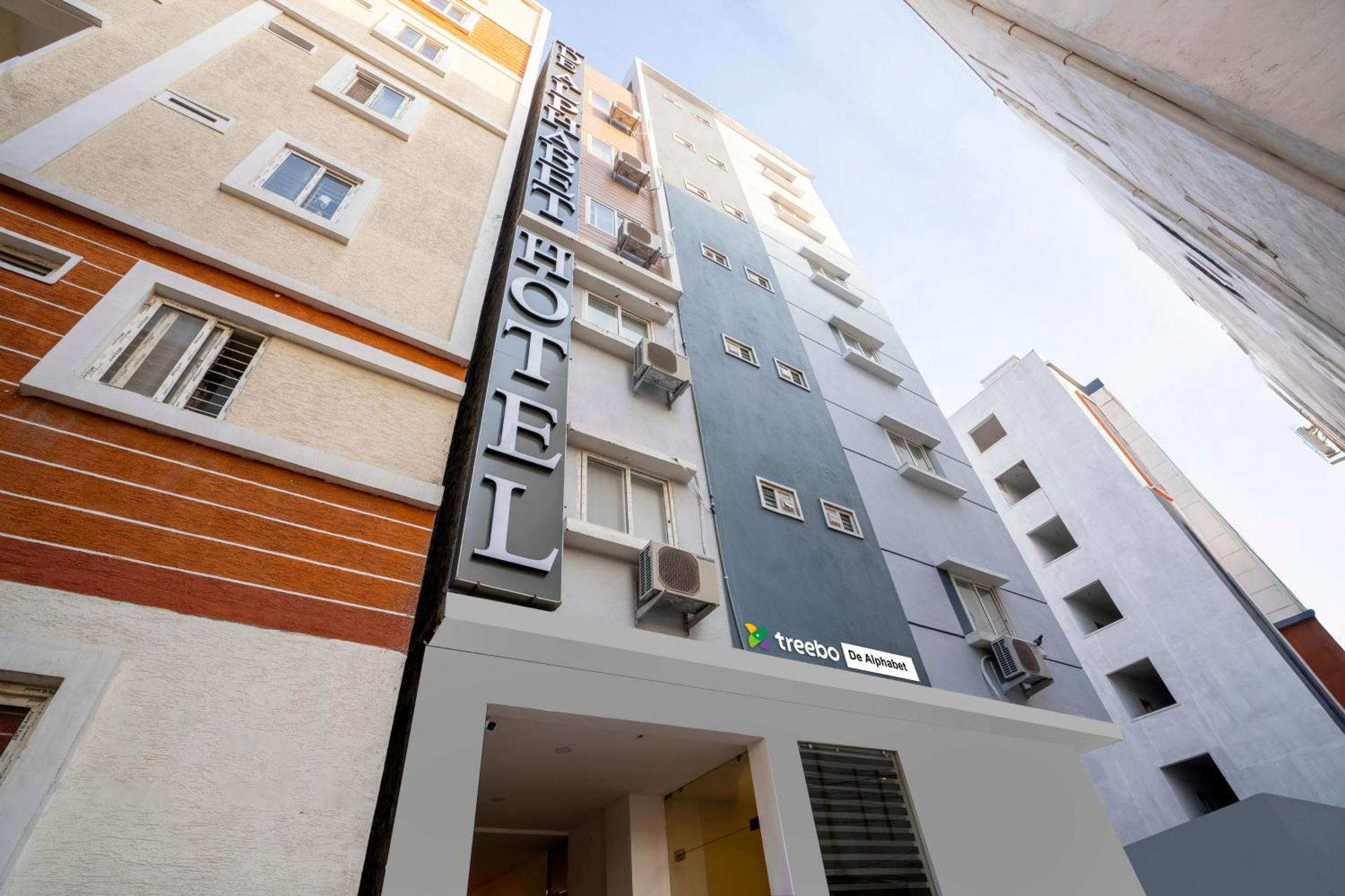 Treebo De Alphabet Gachibowli Hotell Hyderabad Exteriör bild